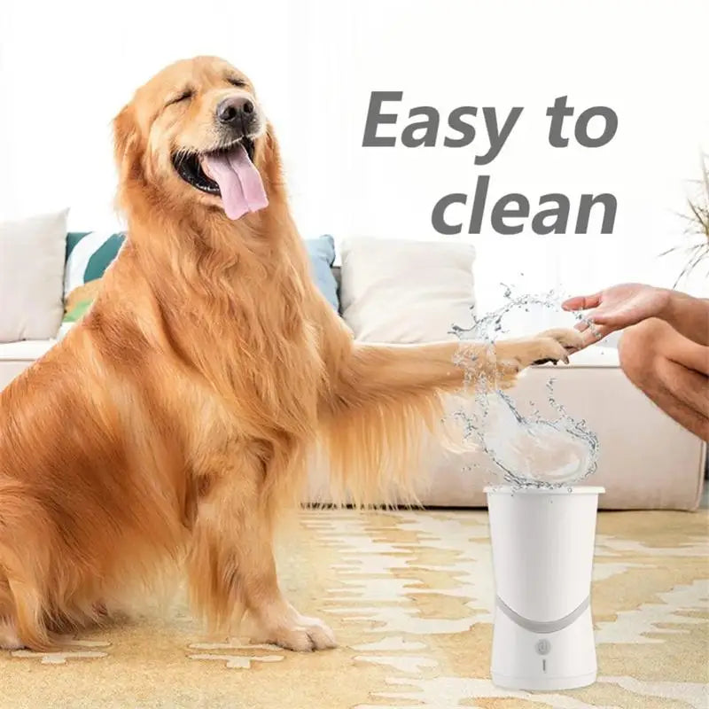 Automatic Dog Paws Cleaner Pet Foot Washer Cup Portable Paw Cleaner for Small and Medium-Sized Dogs Silicone Dog Paw Cleaner Cup